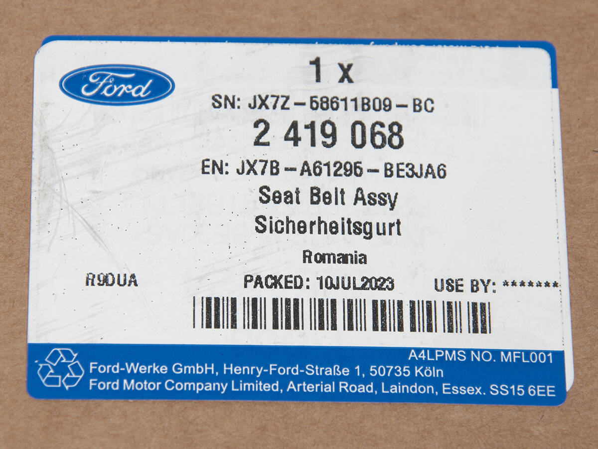 PAS BEZPIECZEŃSTWA LEWY PRZEDNI FOCUS 18- _ 2419068 _ JX7B-A61295-BE3JA6 _ GTU_07