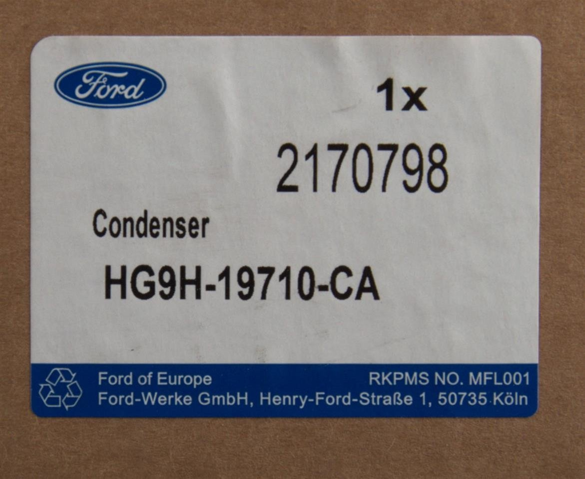 CHŁODNICA KLIMATYZACJI MONDEO EDGE 15- S-MAX 15- _ 2170798 _ HG9H-19710-CA _ HG9Z-19712-A