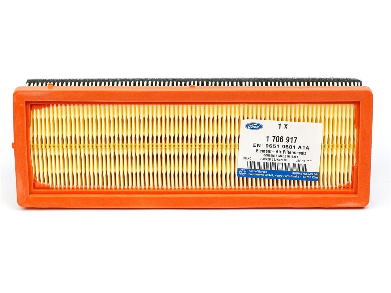 FILTRA POWIETRZA KA 1.2 MPI _ 1706917 _ 9S51-9601-A1A