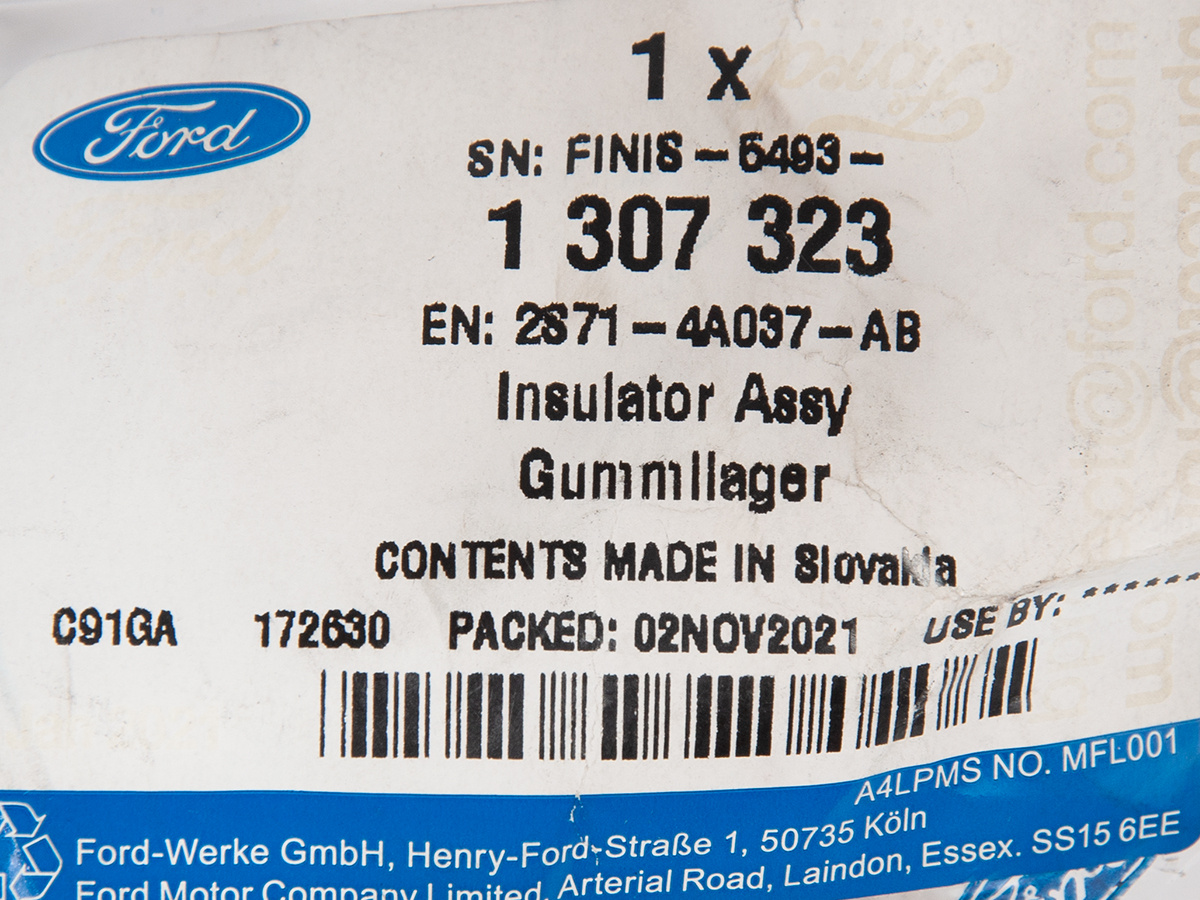 TULEJA STABILIZATORA TYŁ MONDEO 02-07 FORD OE _ 1307323 _ 2S71-4A037-AB