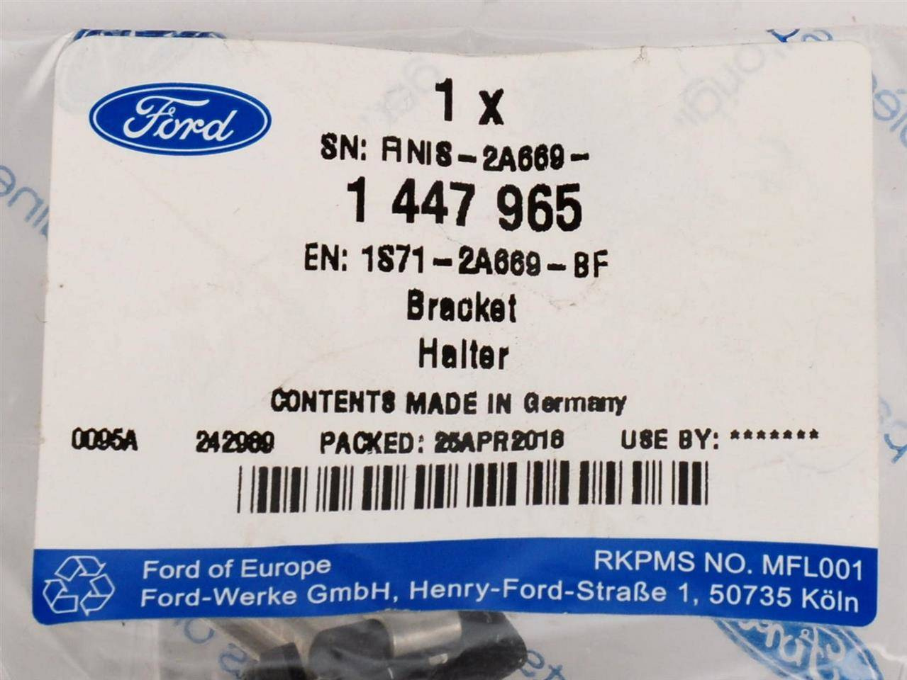 UCHWYT PRAWY LINKI HAMULCA RĘCZNEGO MONDEO 00-07 _ 1447965 _ 1S71-2A669-BF